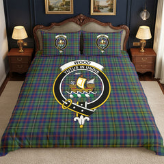 Wood Tartan Crest Bedding Set