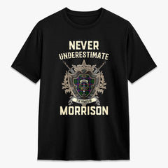 Morrison Modern Tartan Crest 2D T-shirt - Never Underestimate Style