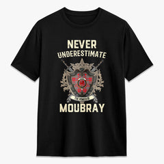 Moubray Tartan Crest 2D T-shirt - Never Underestimate Style