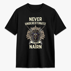 Nairn Tartan Crest 2D T-shirt - Never Underestimate Style