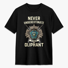 Oliphant Ancient Tartan Crest 2D T-shirt - Never Underestimate Style