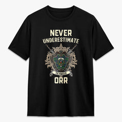 Orr Tartan Crest 2D T-shirt - Never Underestimate Style