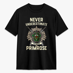 Primrose Tartan Crest 2D T-shirt - Never Underestimate Style