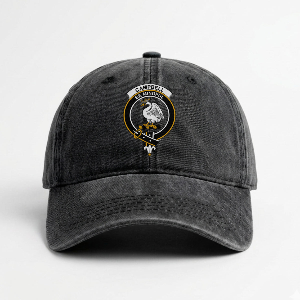 Campbell of Cawdor Crest Washed Classic Cap