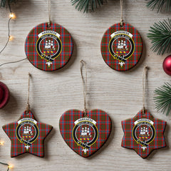 Harkness Dress Tartan Crest Christmas Ceramic Ornament