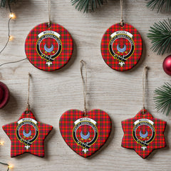McColl Tartan Crest Christmas Ceramic Ornament
