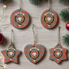 McFarlane Ancient Tartan Crest Christmas Ceramic Ornament