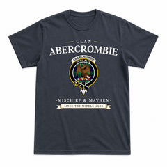 Abercrombie Tartan Crest Mischief and Mayhem T-shirt