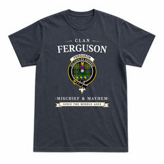Ferguson Tartan Crest Mischief and Mayhem T-shirt