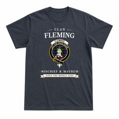 Fleming Tartan Crest Mischief and Mayhem T-shirt