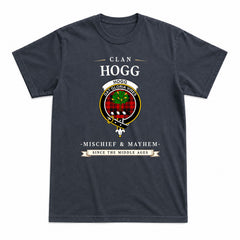 Hogg Tartan Crest Mischief and Mayhem T-shirt