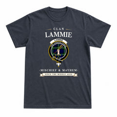 Lammie Tartan Crest Mischief and Mayhem T-shirt