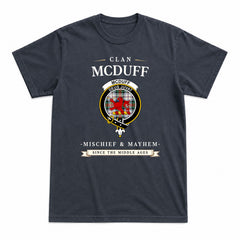McDuff Dress Ancient Tartan Crest Mischief and Mayhem T-shirt
