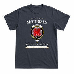 Moubray Tartan Crest Mischief and Mayhem T-shirt