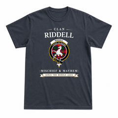 Riddell Tartan Crest Mischief and Mayhem T-shirt
