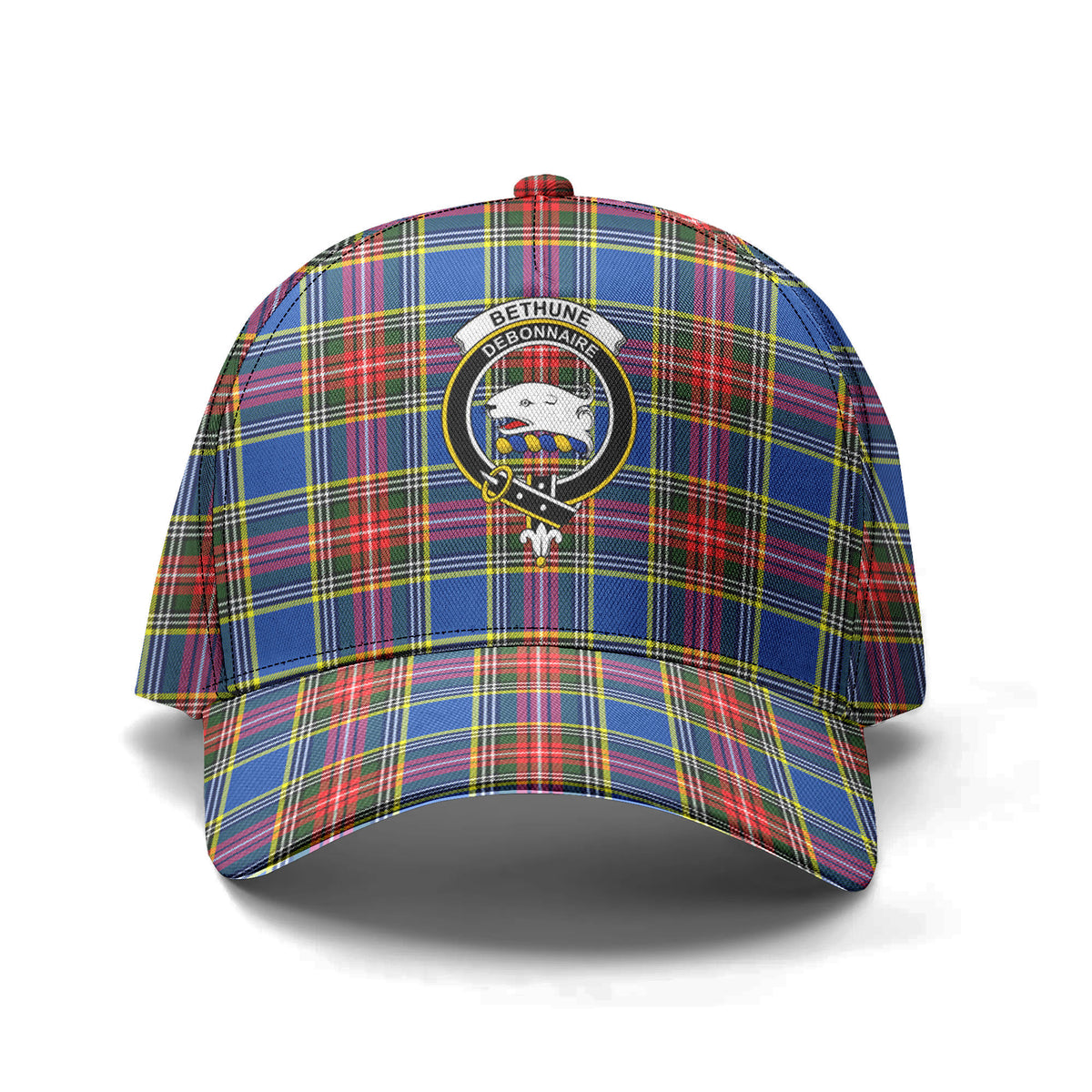 Bethune Modern Tartan Crest Classic Cap