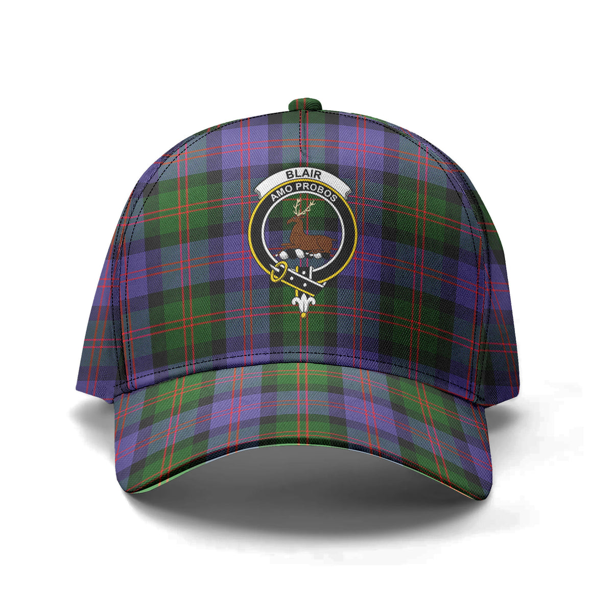 Blair Modern Tartan Crest Classic Cap