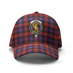 Brown Modern Tartan Crest Classic Cap