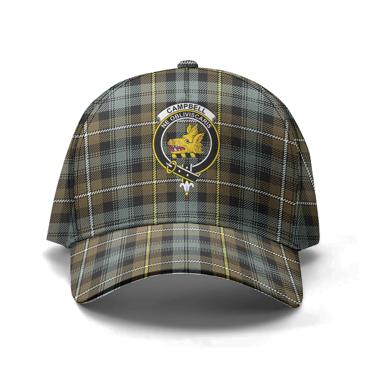 Campbell Argyll Weathered Tartan Crest Classic Cap