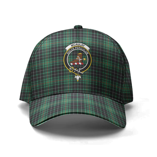 McAulay Hunting Ancient Tartan Crest Classic Cap 2000