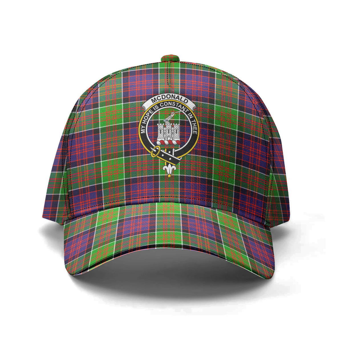 McDonald (Clan Ranald) Tartan Crest Classic Cap