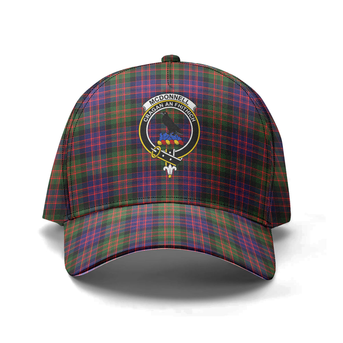 McDonnell of Glengarry Modern Tartan Crest Classic Cap