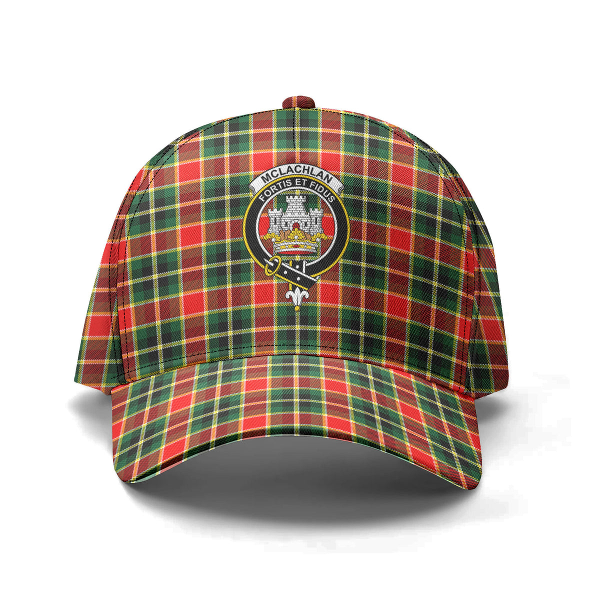 McLachlan Hunting Modern Tartan Crest Classic Cap