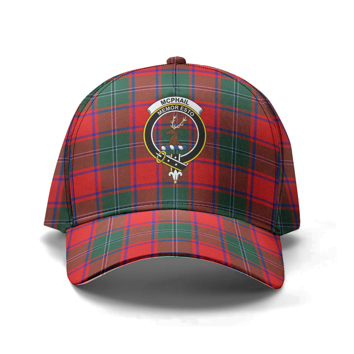 McPhail Clan Tartan Crest Classic Cap