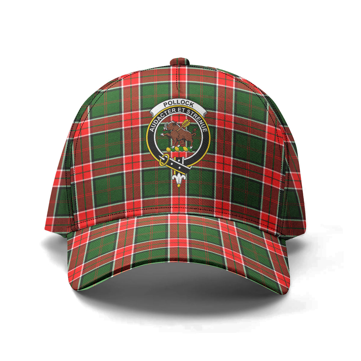 Pollock Tartan Crest Classic Cap