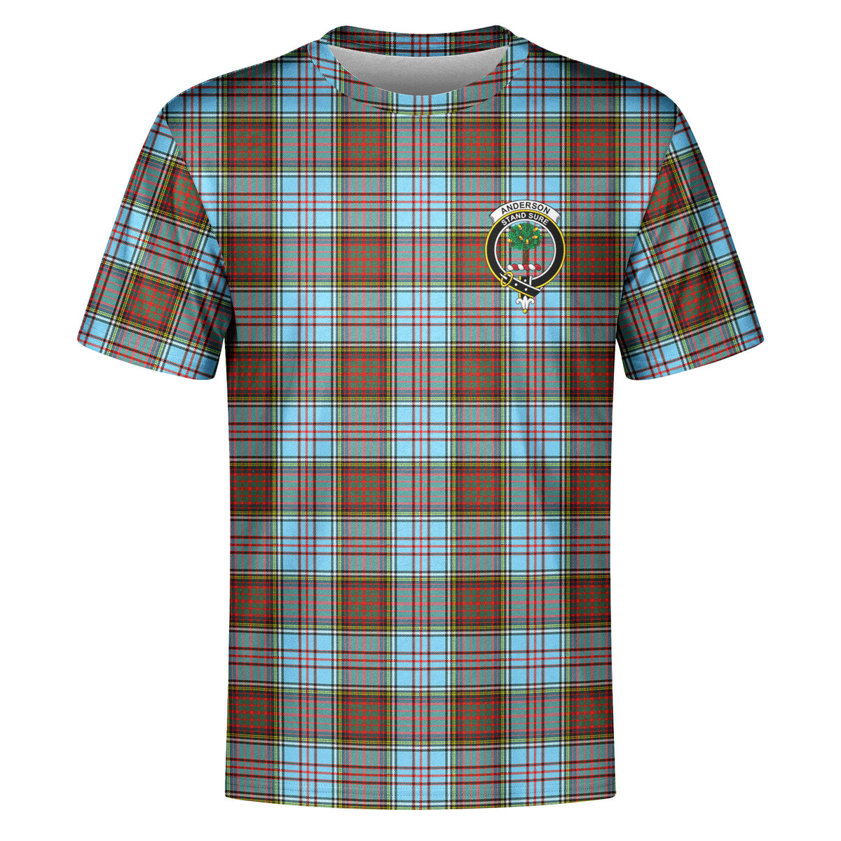 Anderson Ancient Tartan Crest T-shirt