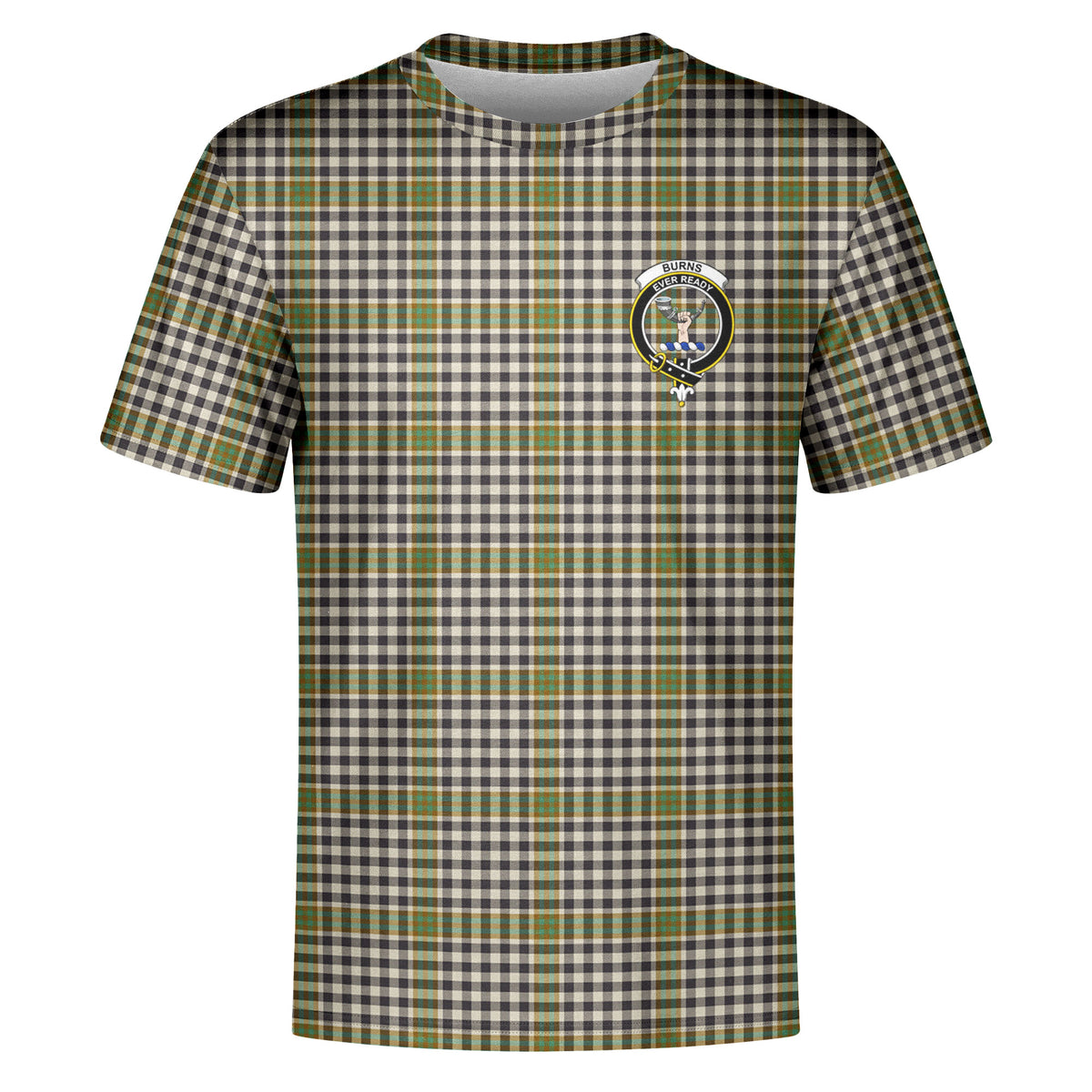 Burns Check Tartan Crest T-shirt