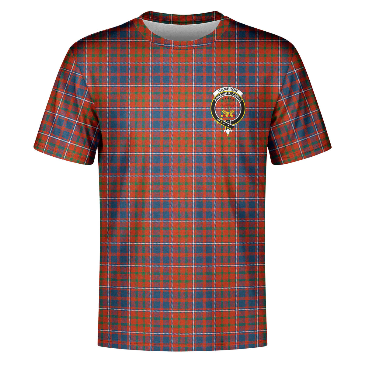 Cameron of Lochiel Ancient Tartan Crest T-shirt