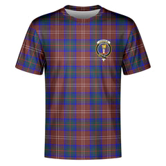 Chisholm Hunting Modern Tartan Crest T-shirt