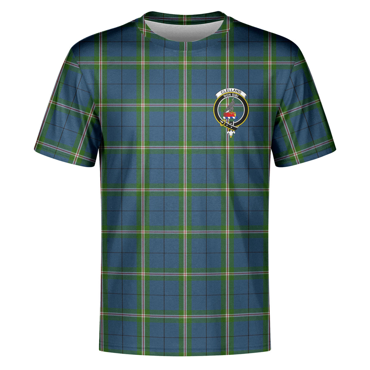 Clelland Tartan Crest T-shirt