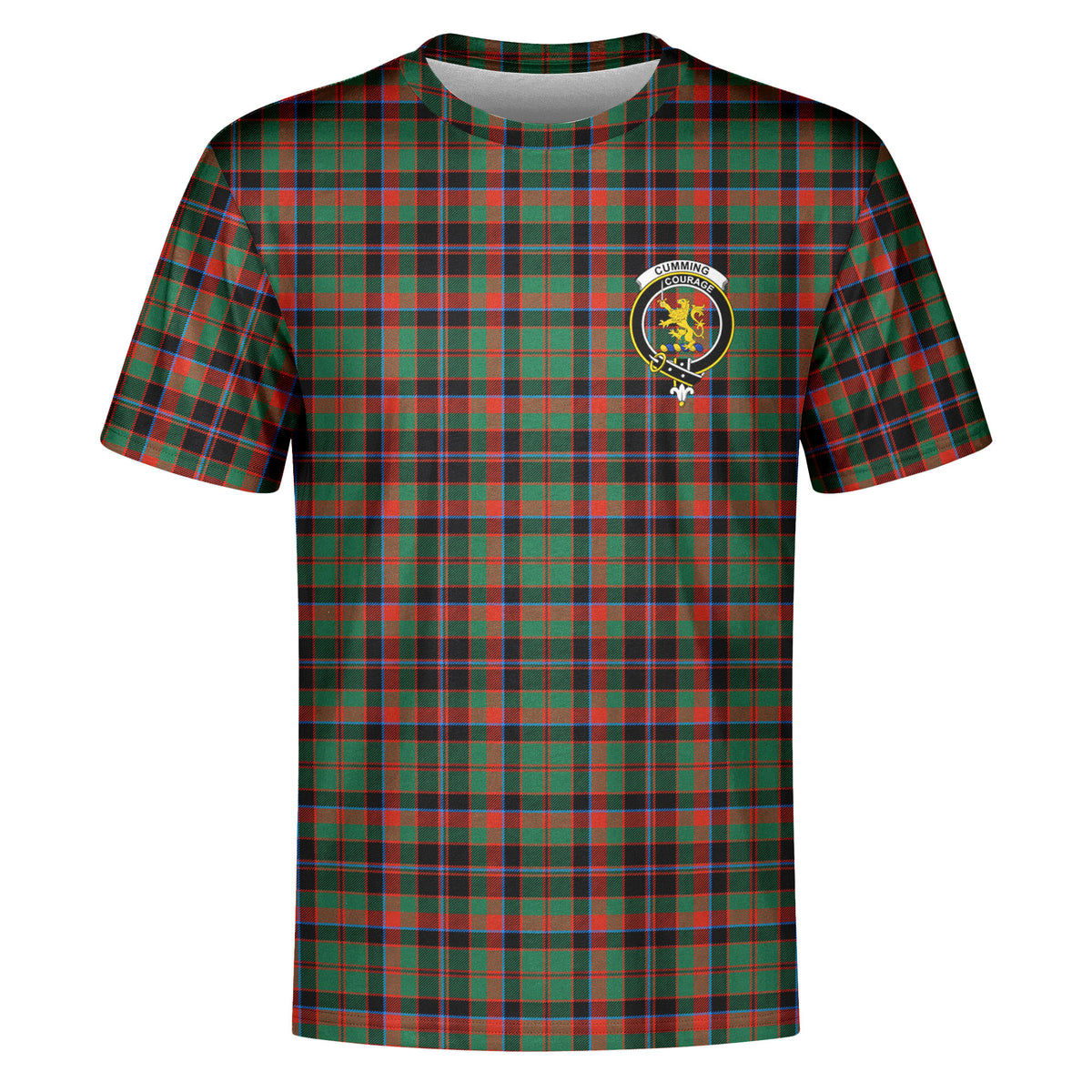 Cumming Hunting Ancient Tartan Crest T-shirt