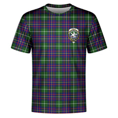 Inglis Modern Tartan Crest T-shirt