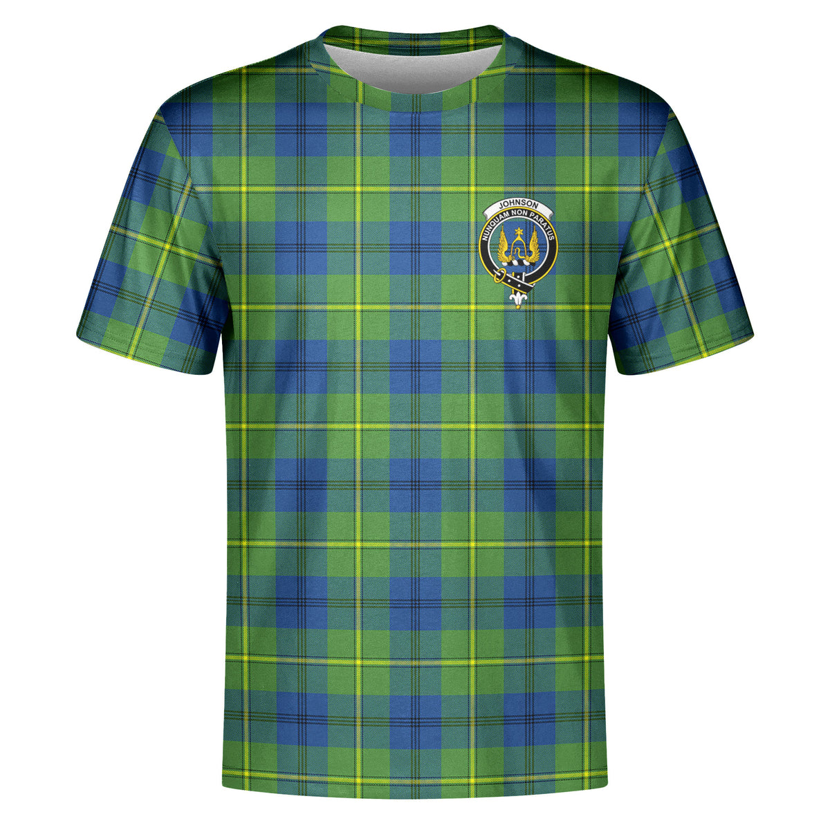 Johnson Ancient Tartan Crest T-shirt