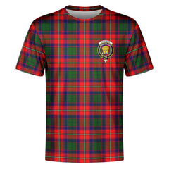 Wauchope (or Waugh) Tartan Crest T-shirt