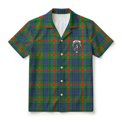 Aiton Tartan Crest Hawaiian Shirt
