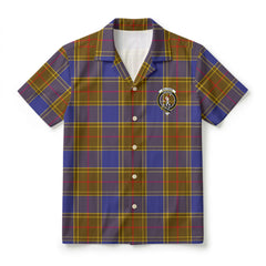 Balfour Modern Tartan Crest Hawaiian Shirt