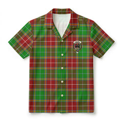 Baxter Modern Tartan Crest Hawaiian Shirt