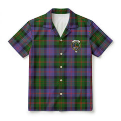 Blair Modern Tartan Crest Hawaiian Shirt