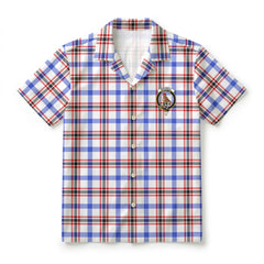 Boswell Modern Tartan Crest Hawaiian Shirt