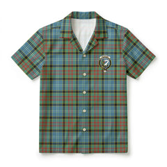 Brisbane Tartan Crest Hawaiian Shirt