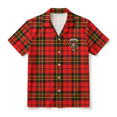 Brodie Modern Tartan Crest Hawaiian Shirt