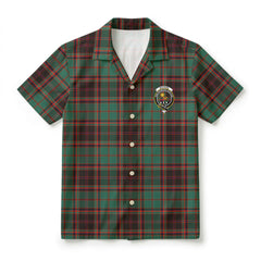 Buchan Ancient Tartan Crest Hawaiian Shirt