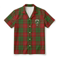 Burnett Tartan Crest Hawaiian Shirt