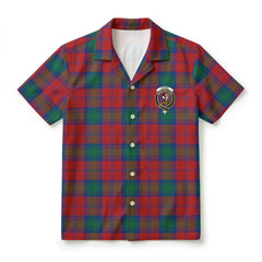 Byres Tartan Crest Hawaiian Shirt