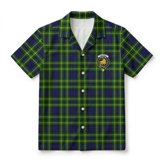 Campbell of Breadalbane Modern Tartan Crest Hawaiian Shirt