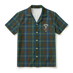 Cathcart Tartan Crest Hawaiian Shirt